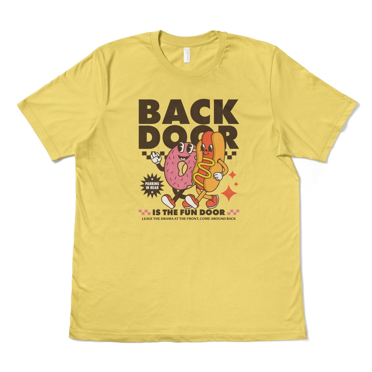 BACK DOOR IS THE FUN DOOR - TeeHeeUSCo - T-Shirt