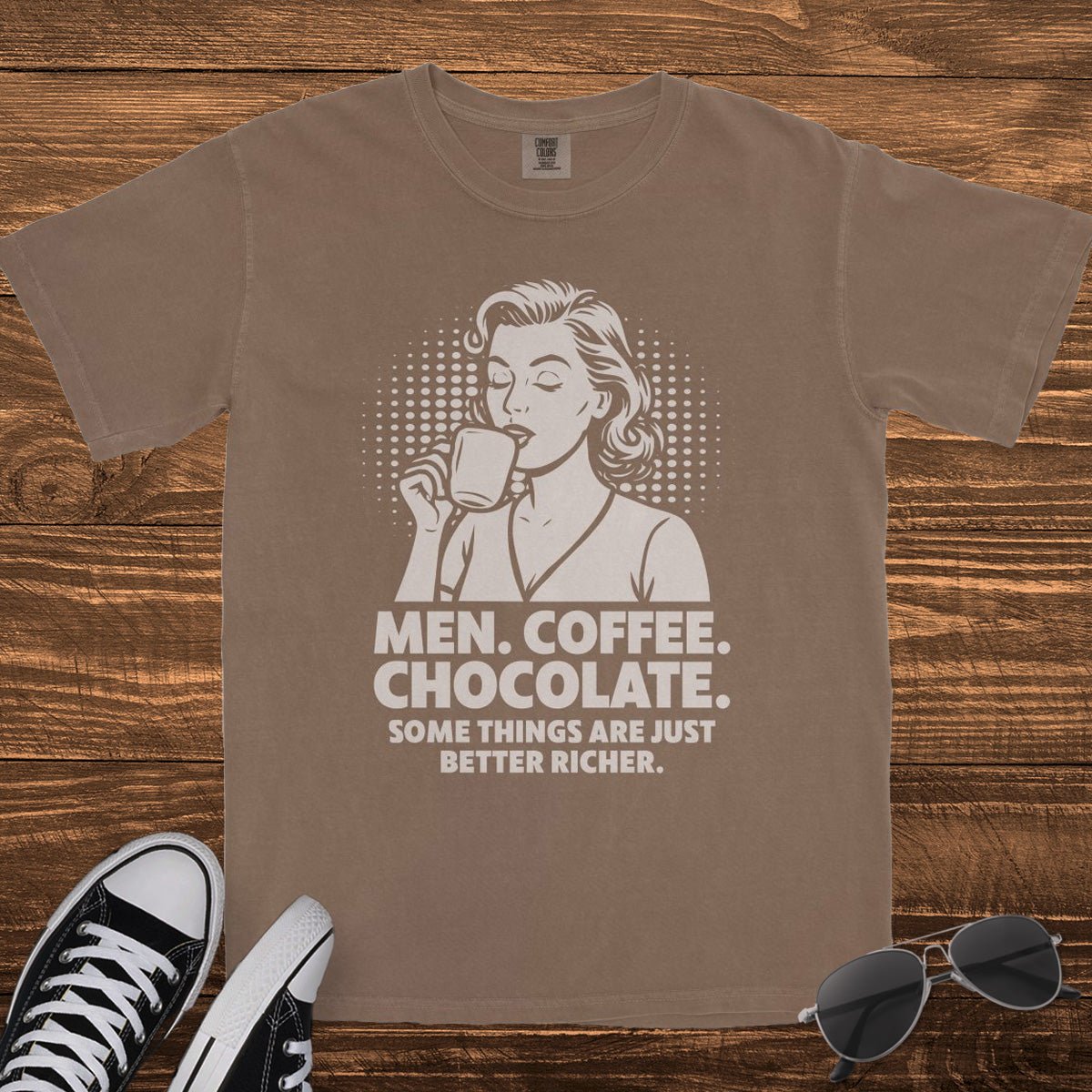 MEN COFFEE CHOCOLATE - TeeHeeUSCo - T-Shirt