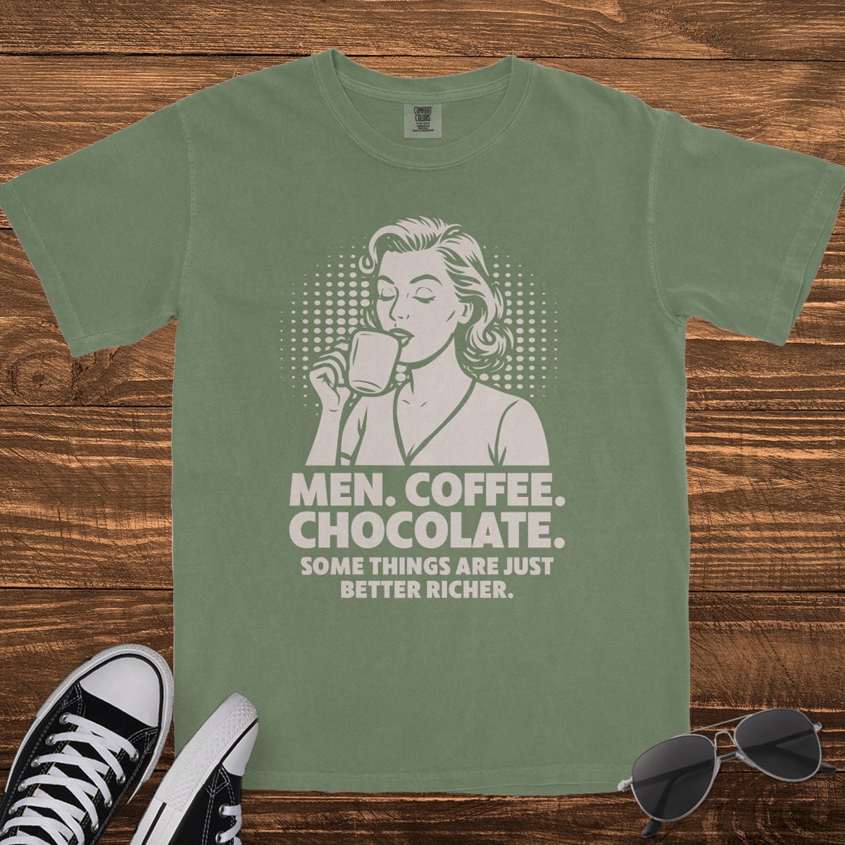 MEN COFFEE CHOCOLATE - TeeHeeUSCo - T-Shirt