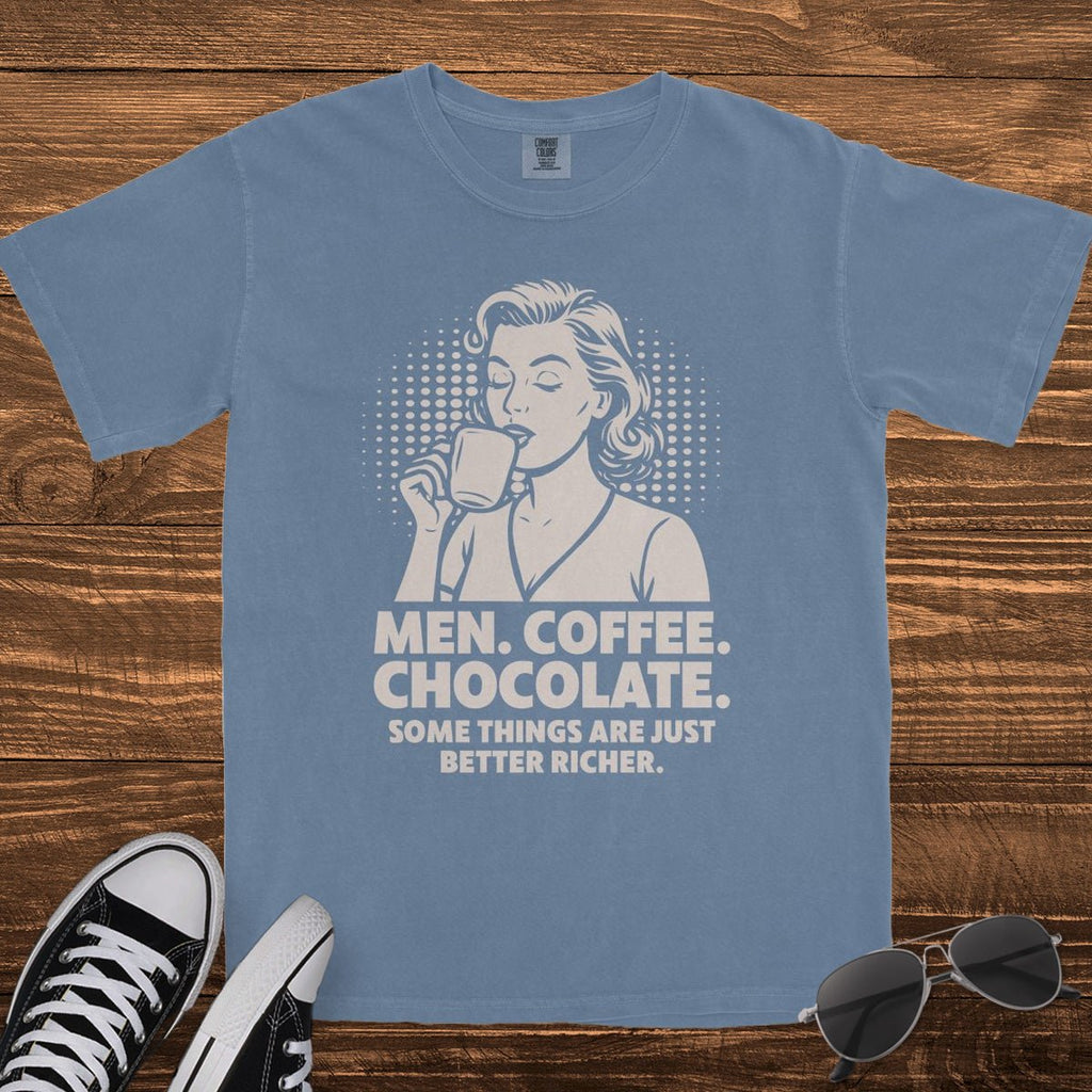 MEN COFFEE CHOCOLATE - TeeHeeUSCo - T-Shirt