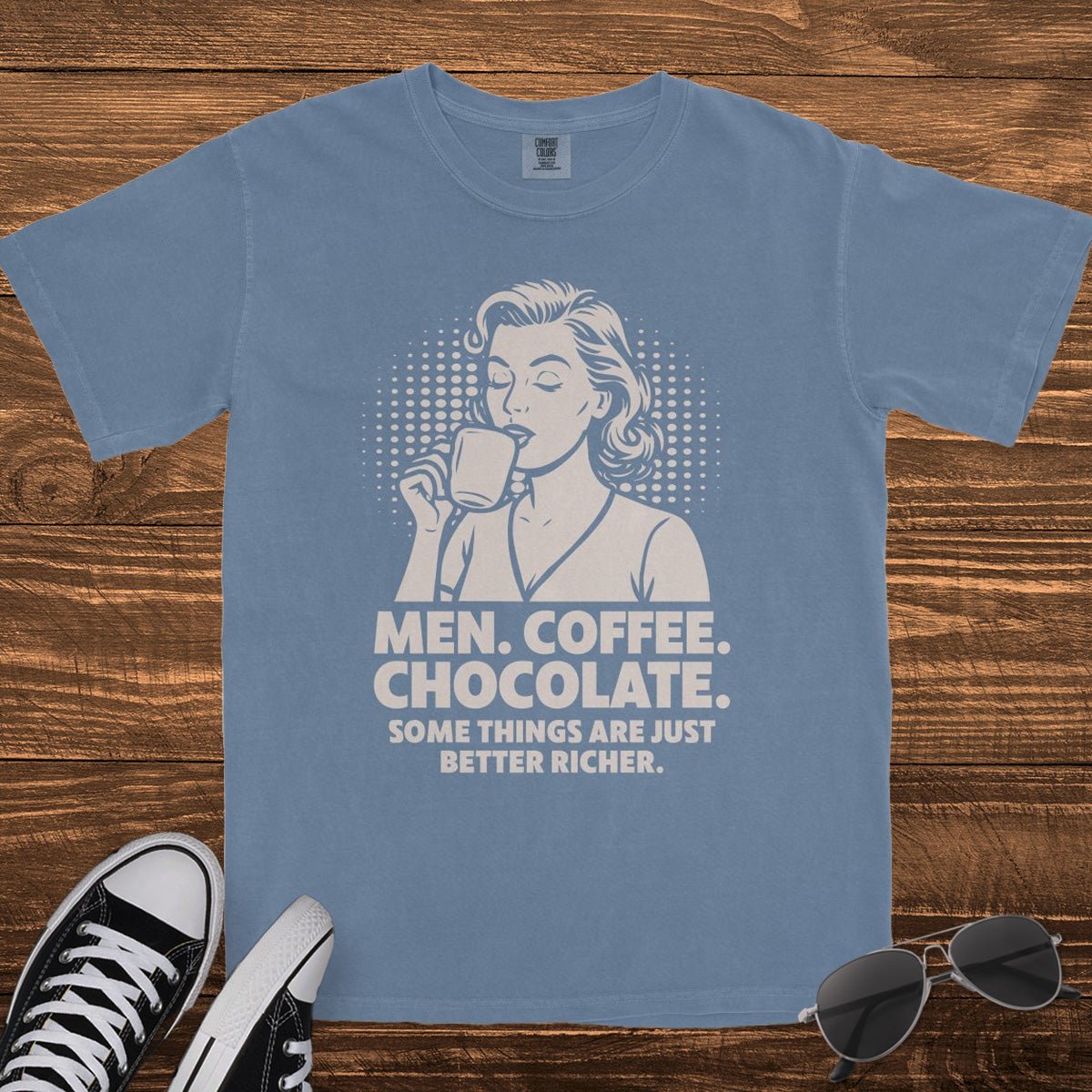 MEN COFFEE CHOCOLATE - TeeHeeUSCo - T-Shirt