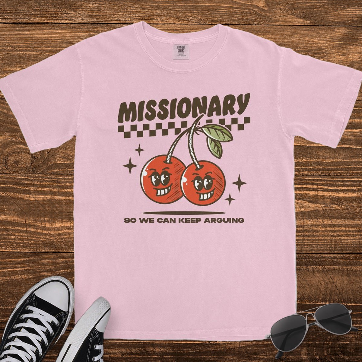 MISSIONARY SO WE CAN KEEP ARGUING - TeeHeeUSCo - T-Shirt