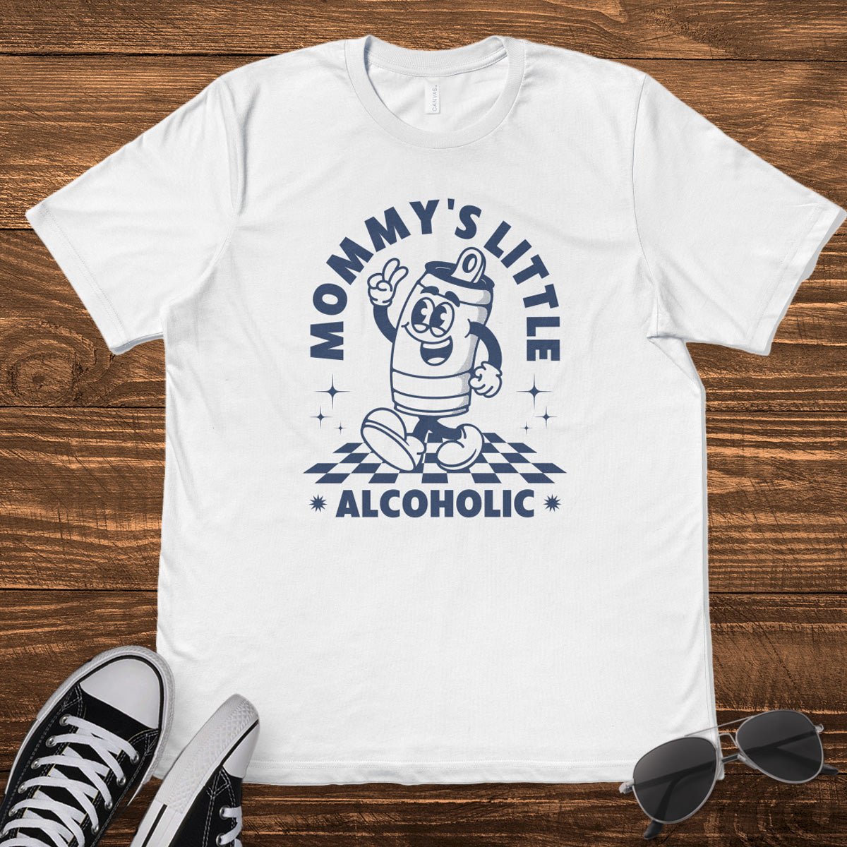 MOMMY'S LITTLE ALCOHOLIC - TeeHeeUSCo - T-Shirt