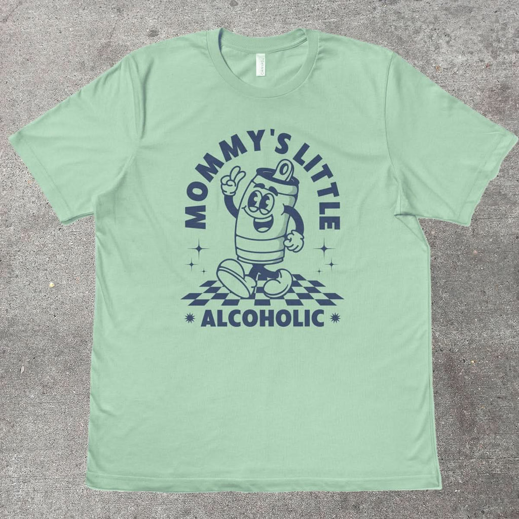 MOMMY'S LITTLE ALCOHOLIC - TeeHeeUSCo - T-Shirt
