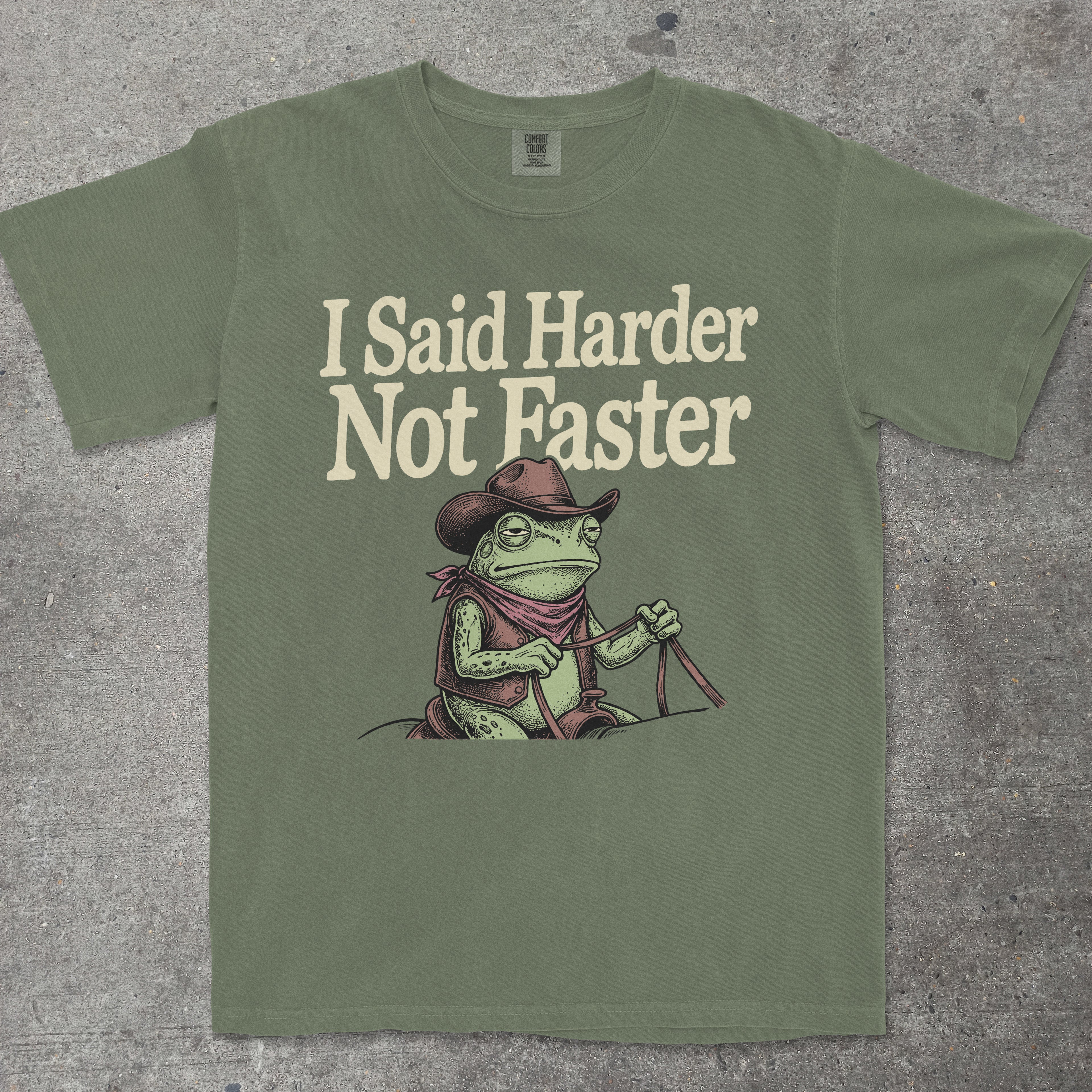 I SAID HARDER NOT FASTER