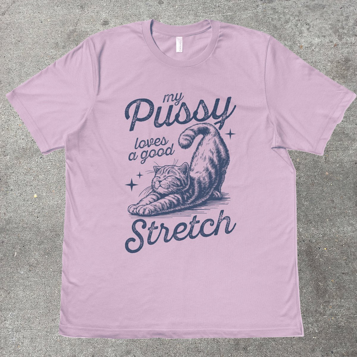MY P*SSY LOVES A GOOD STRETCH - TeeHeeUSCo - T-Shirt