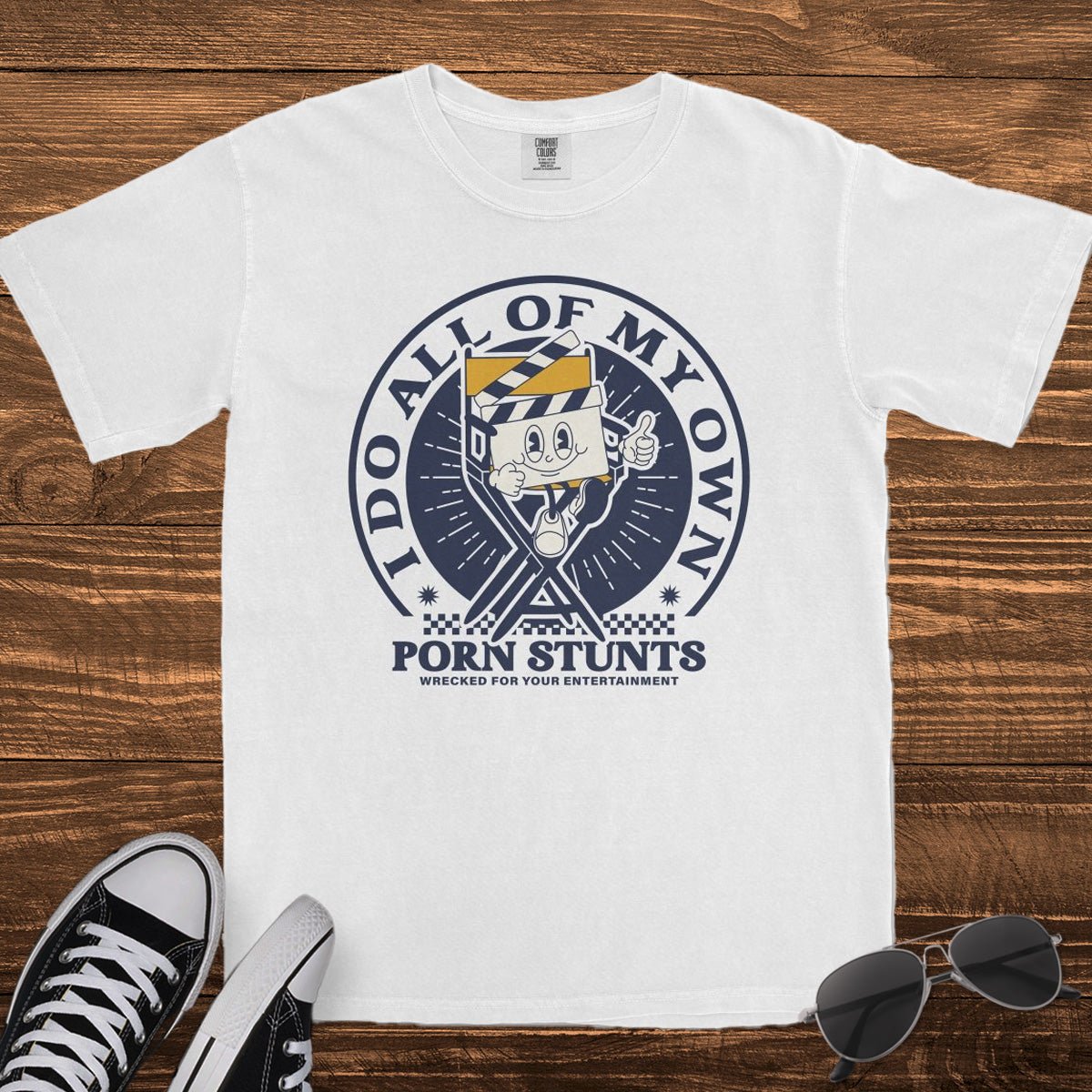 P0RN STUNTS - TeeHeeUSCo - T-Shirt