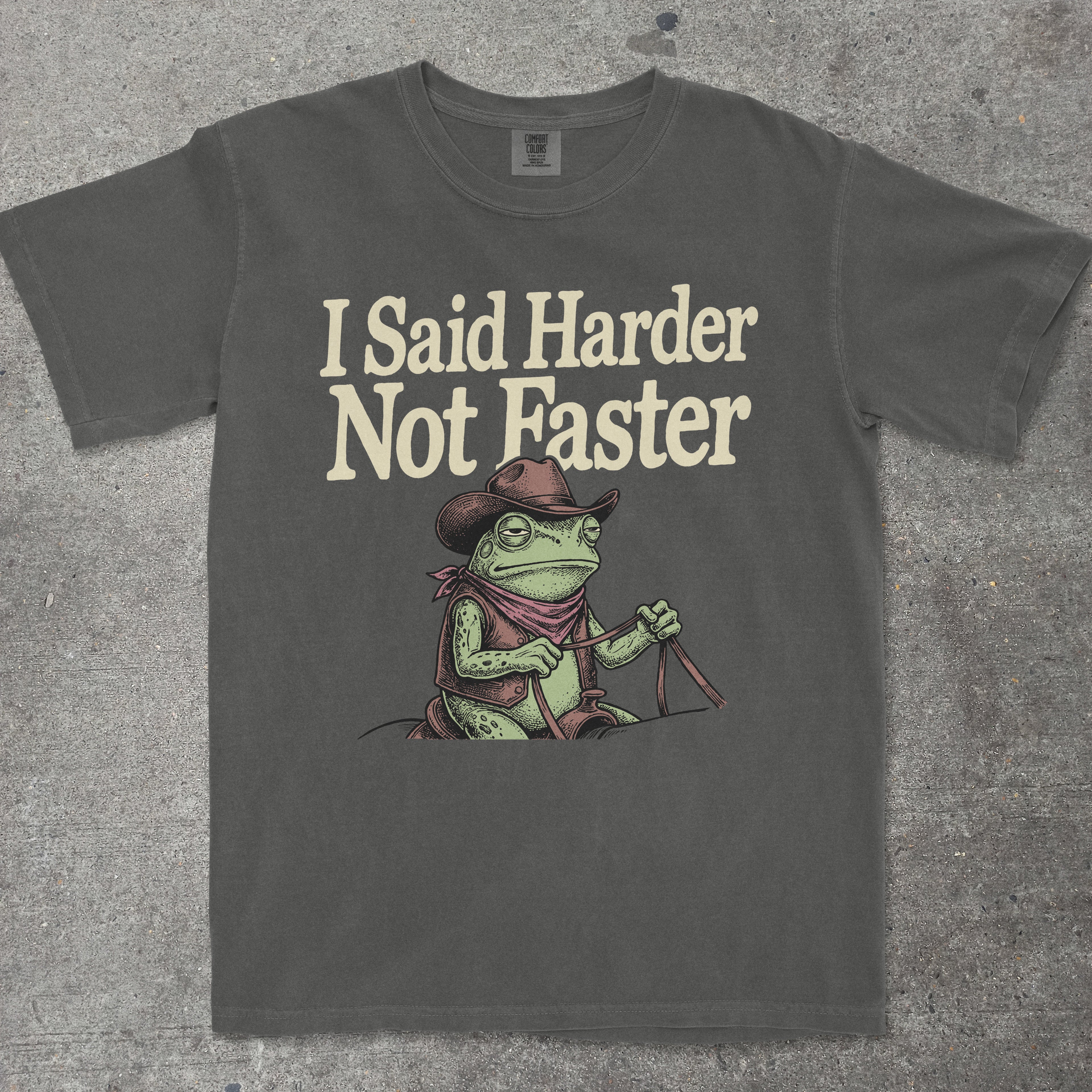 I SAID HARDER NOT FASTER