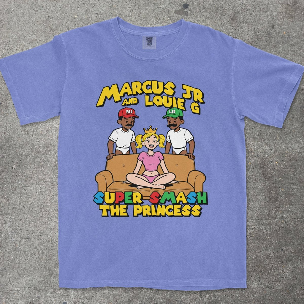SUPER SMASH THE PRINCESS - TeeHeeUSCo - T-Shirt