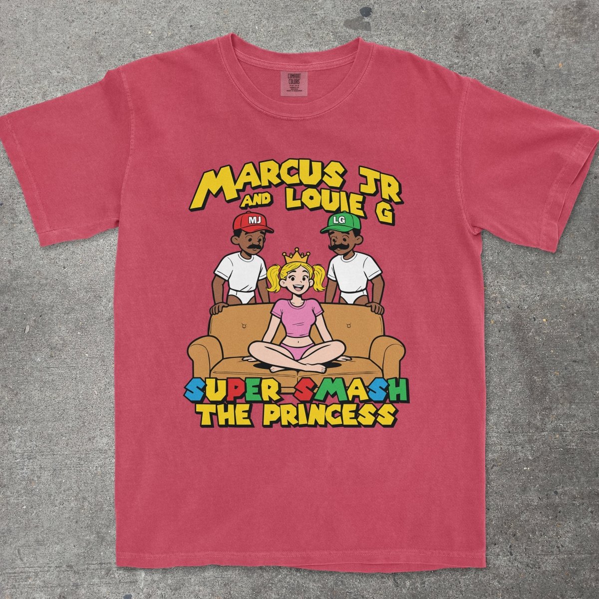 SUPER SMASH THE PRINCESS - TeeHeeUSCo - T-Shirt