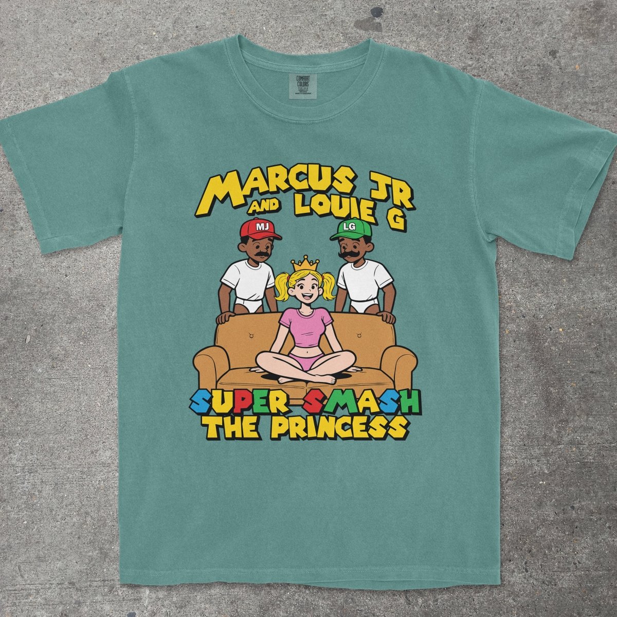 SUPER SMASH THE PRINCESS - TeeHeeUSCo - T-Shirt