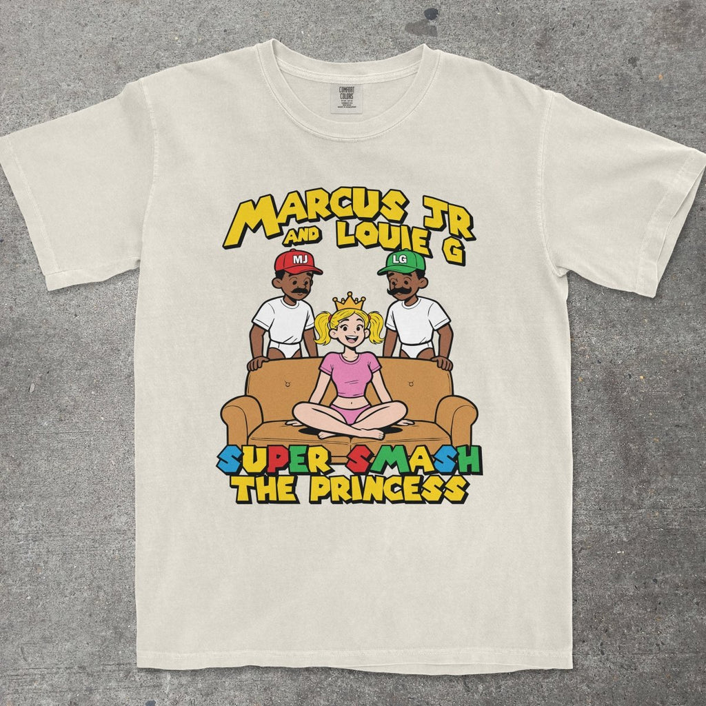 SUPER SMASH THE PRINCESS - TeeHeeUSCo - T-Shirt
