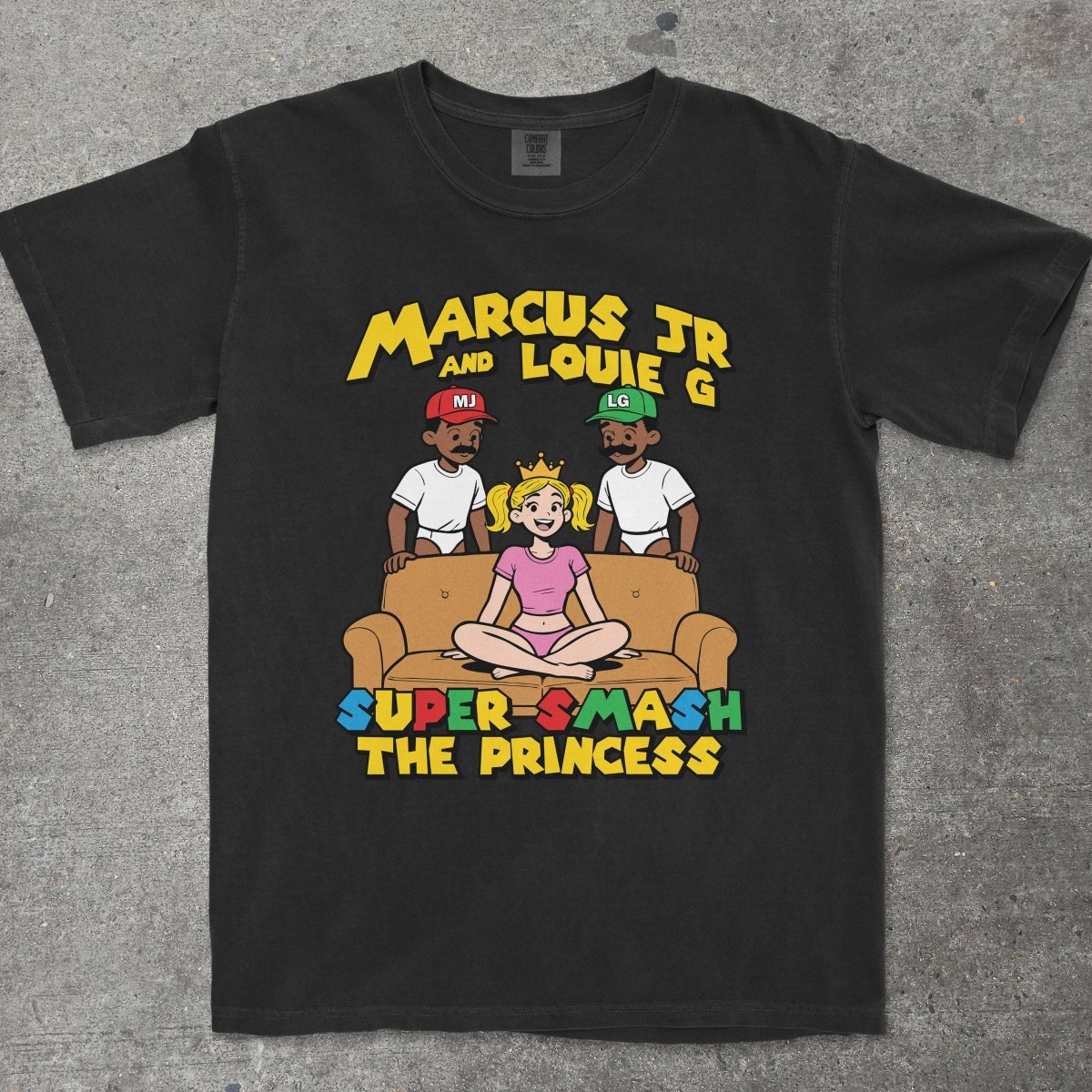 SUPER SMASH THE PRINCESS - TeeHeeUSCo - T-Shirt