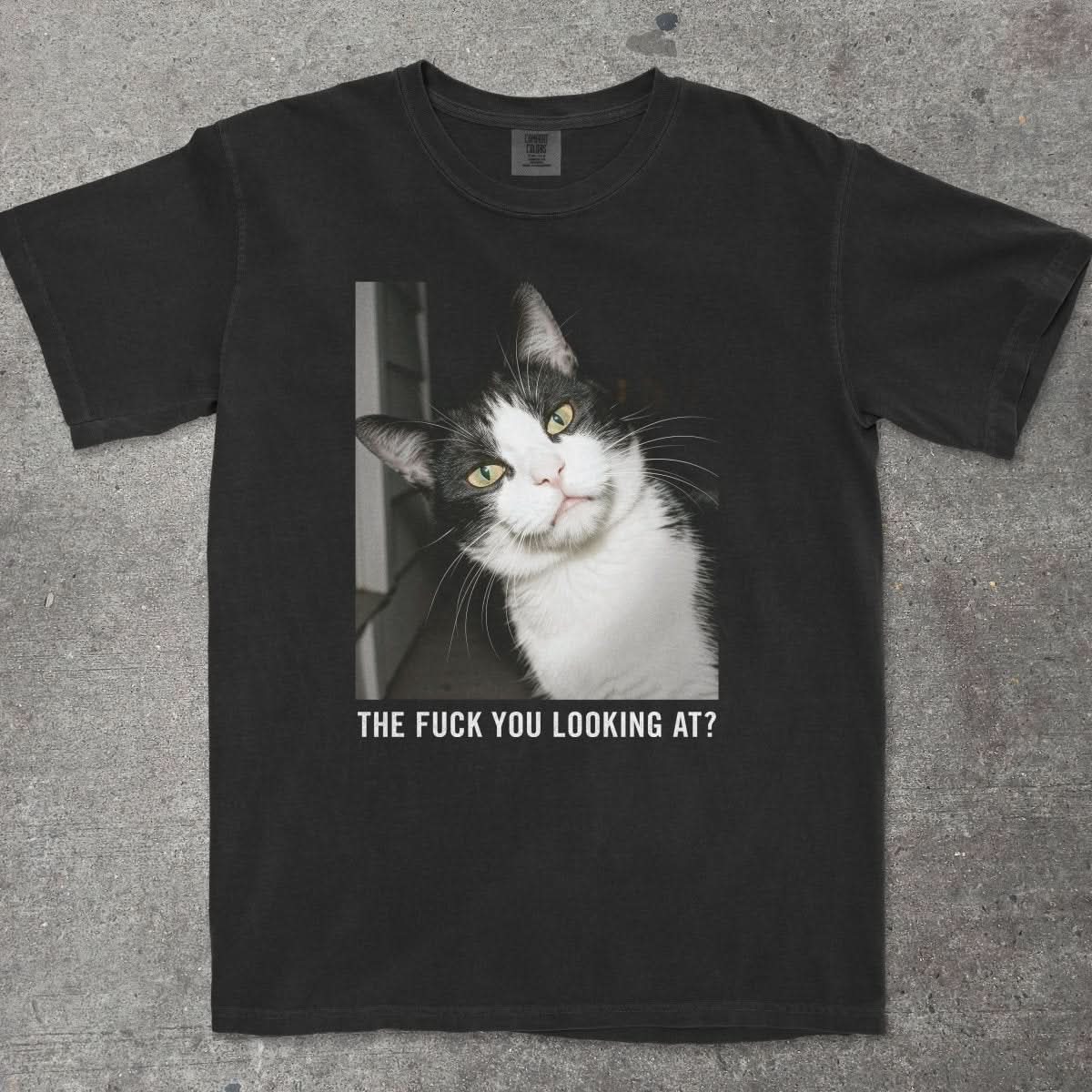 THE F*CK YOU LOOKING AT? - TeeHeeUSCo - T-Shirt