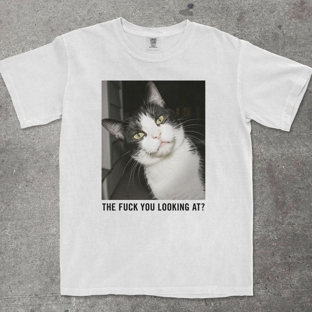 THE F*CK YOU LOOKING AT? - TeeHeeUSCo - T-Shirt