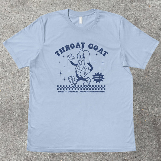 THROAT GOAT RETRO MASCOT - TeeHeeUSCo - T-Shirt