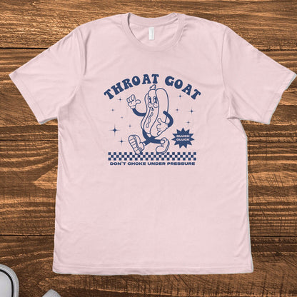 THROAT GOAT RETRO MASCOT - TeeHeeUSCo - T-Shirt