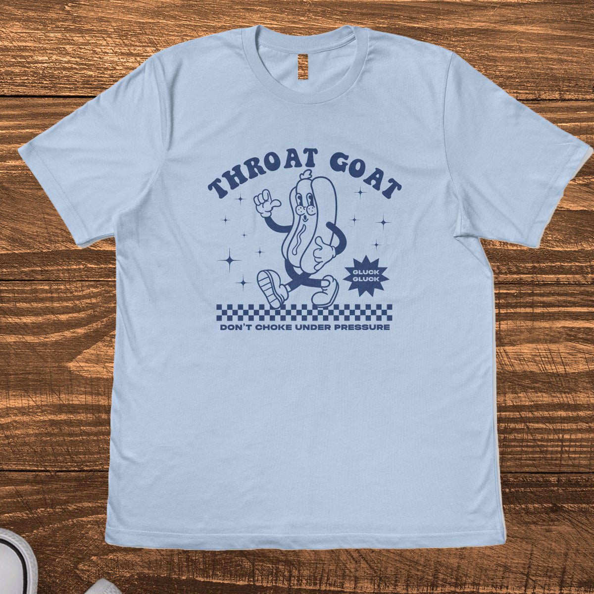 THROAT GOAT RETRO MASCOT - TeeHeeUSCo - T-Shirt