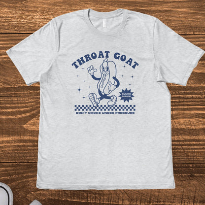 THROAT GOAT RETRO MASCOT - TeeHeeUSCo - T-Shirt