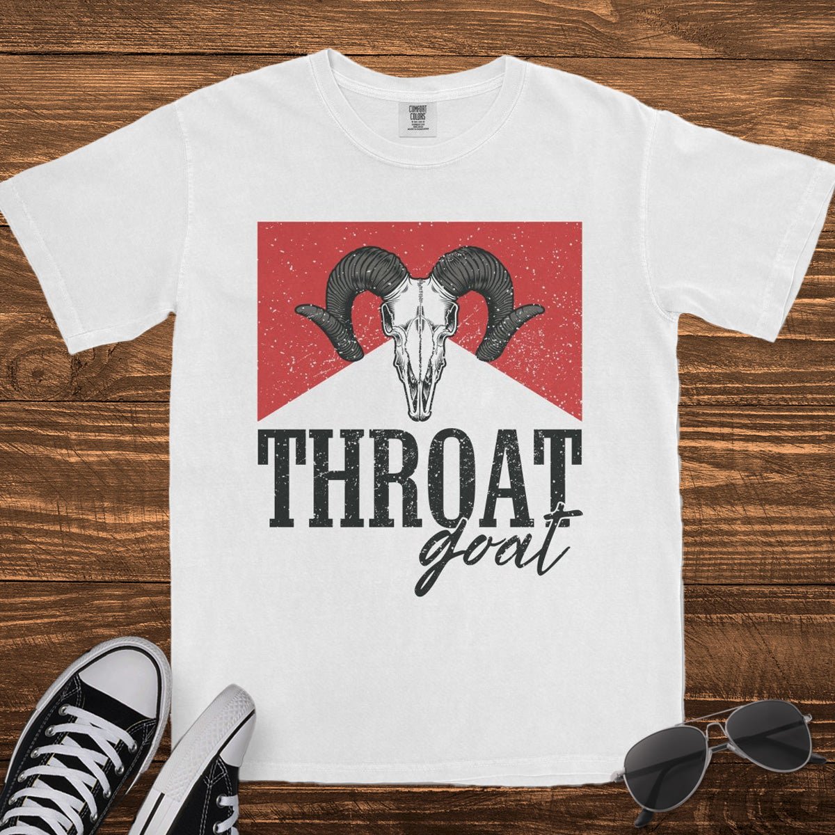 THROAT GOAT WESTERN - TeeHeeUSCo - T-Shirt