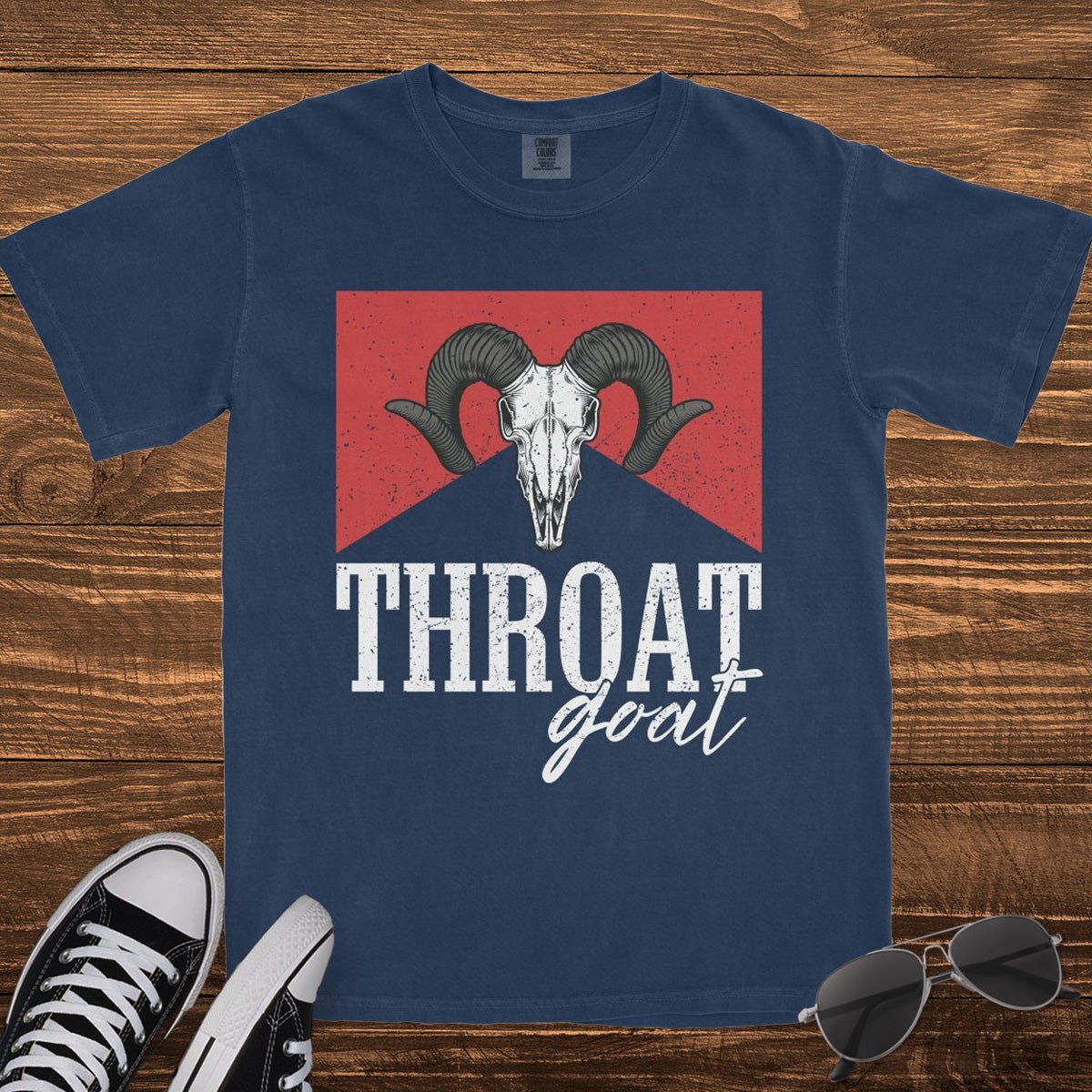 THROAT GOAT WESTERN - TeeHeeUSCo - T-Shirt