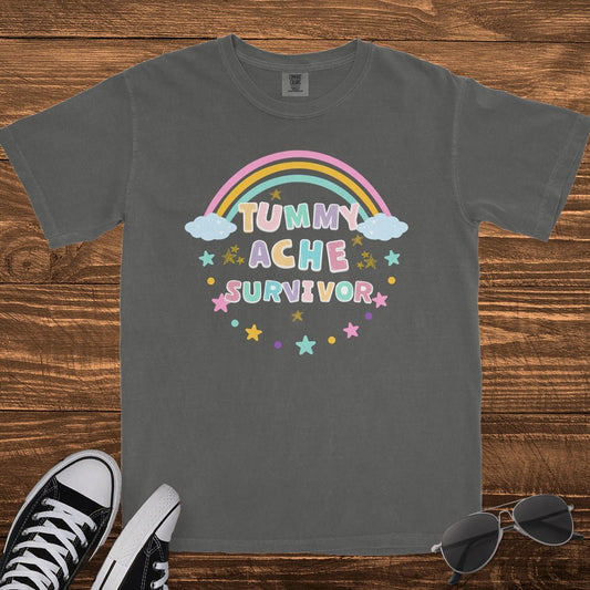 TUMMY ACHE SURVIVOR - TeeHeeUSCo - T-Shirt