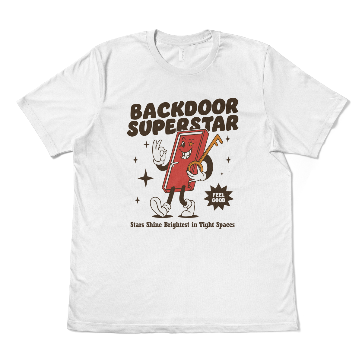 BACKDOOR SUPERSTAR - TeeHeeUSCo - T-Shirt