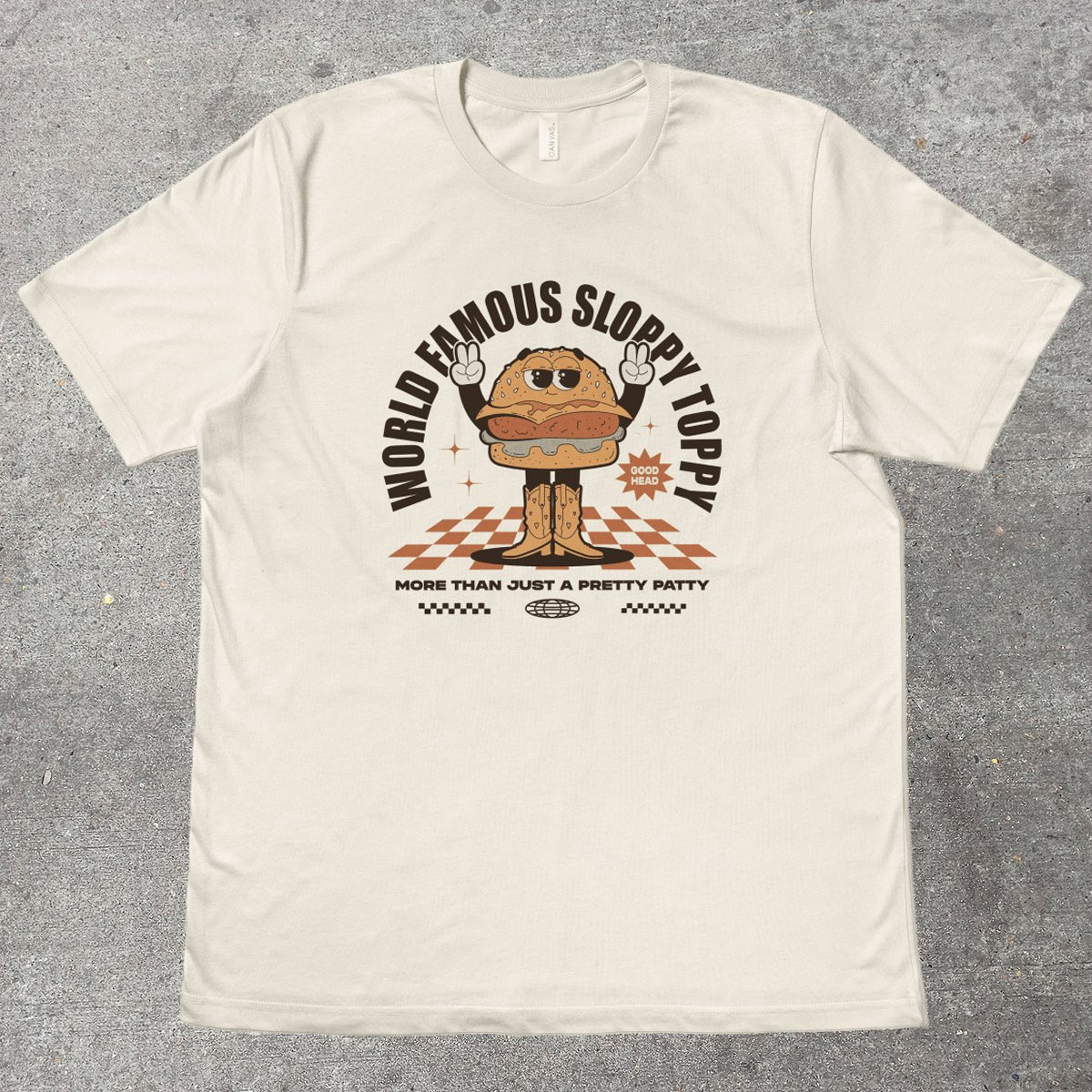 WORLD FAMOUS SLOPPY TOPPY - TeeHeeUSCo - T-Shirt