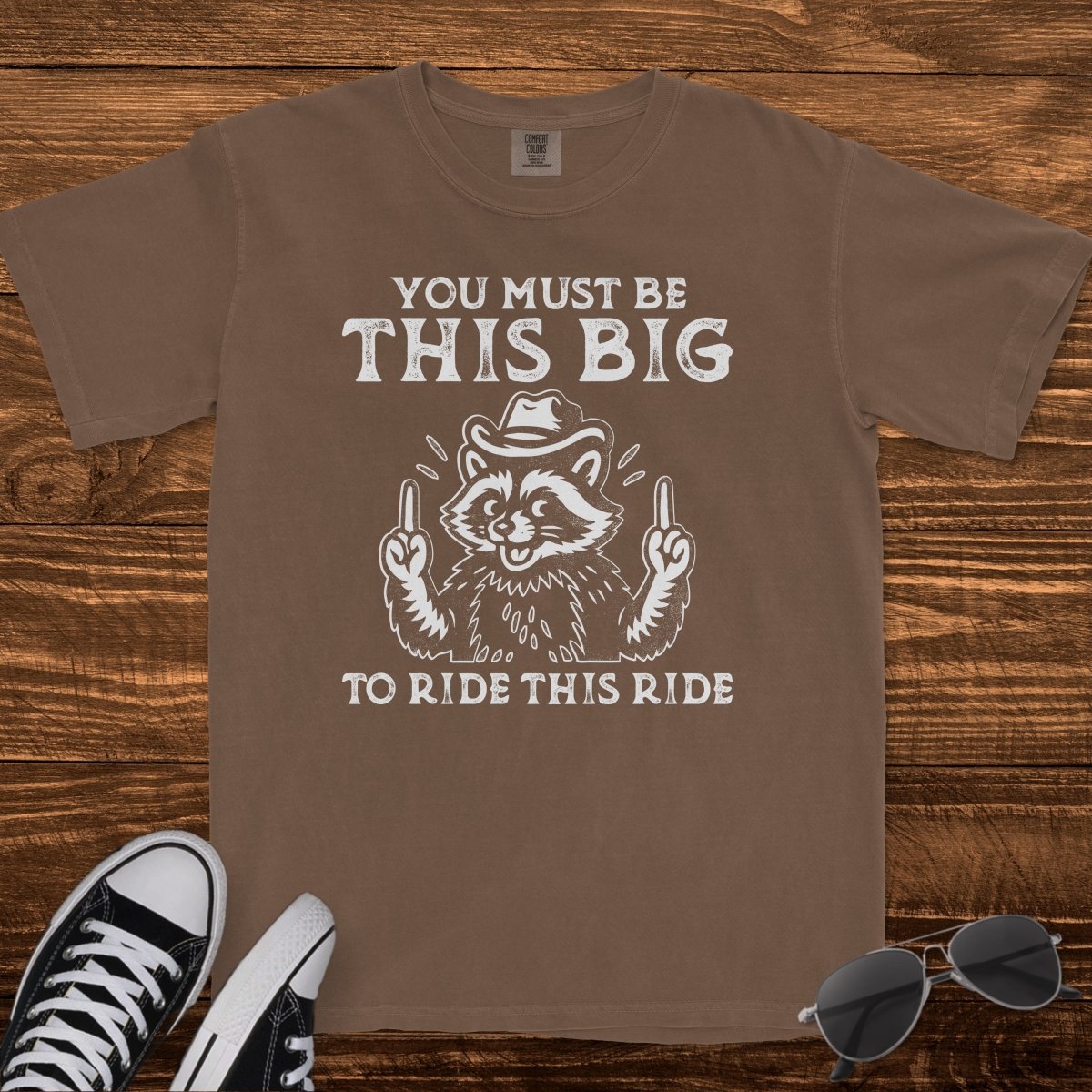 YOU MUST BE THIS BIG - TeeHeeUSCo - T-Shirt