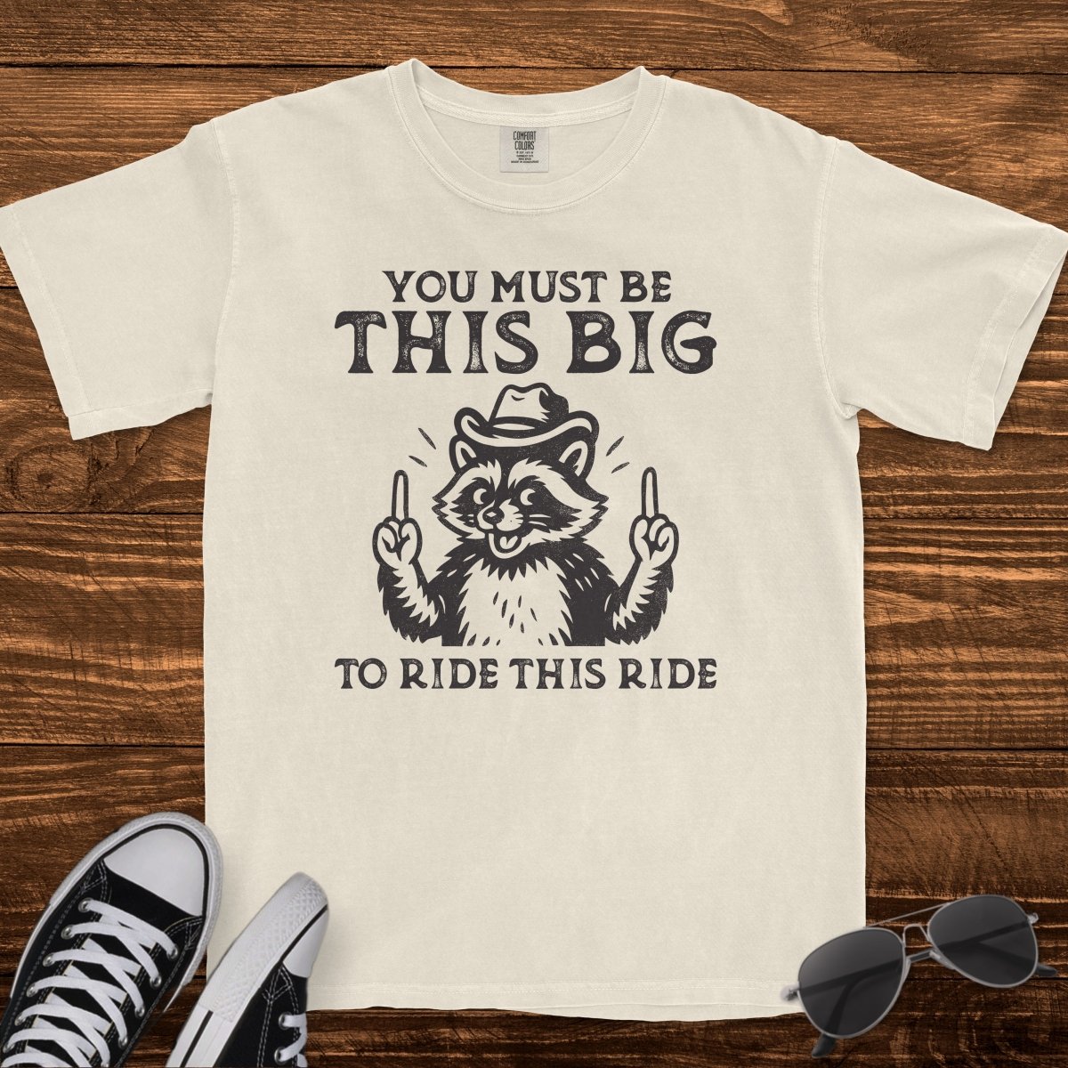 YOU MUST BE THIS BIG - TeeHeeUSCo - T-Shirt
