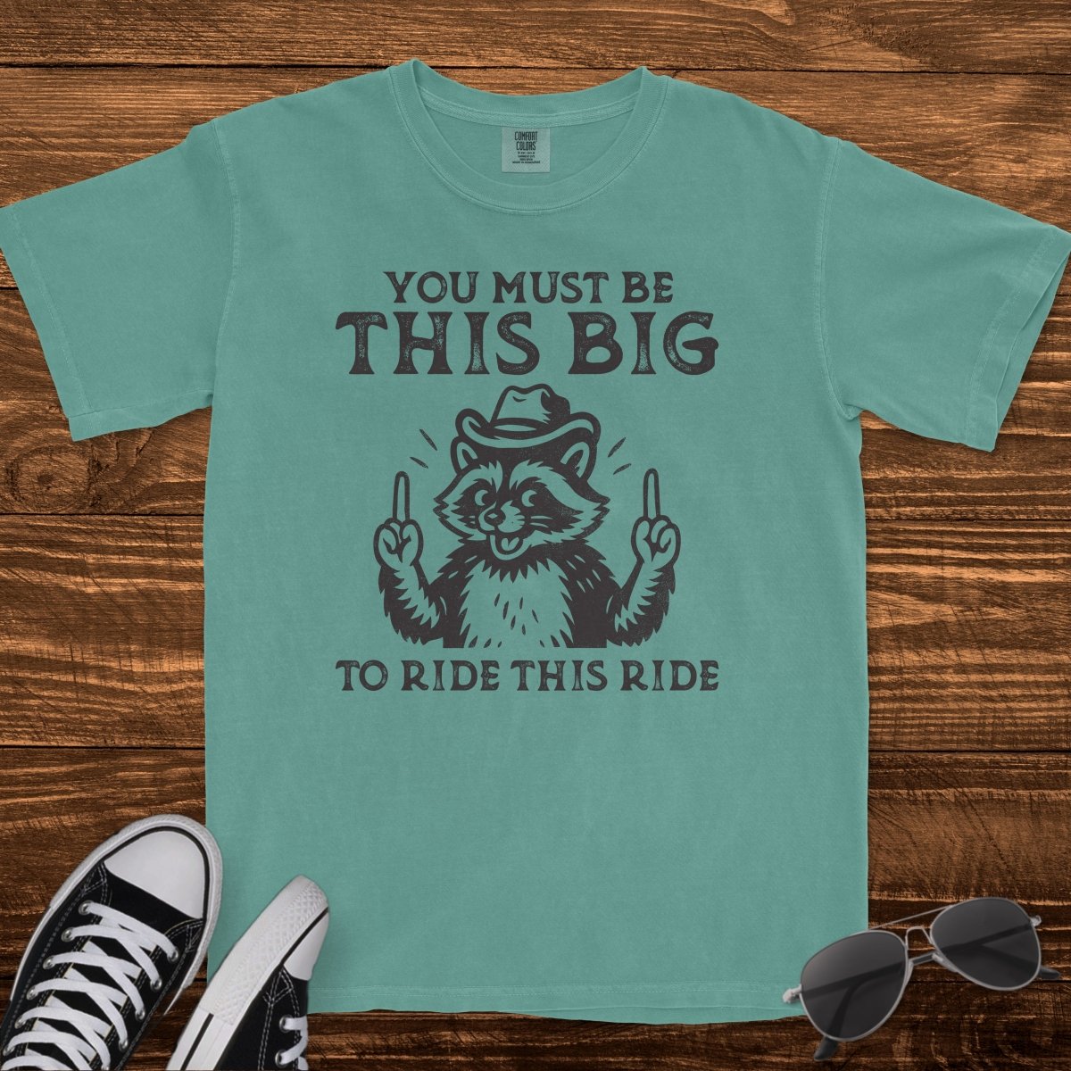 YOU MUST BE THIS BIG - TeeHeeUSCo - T-Shirt