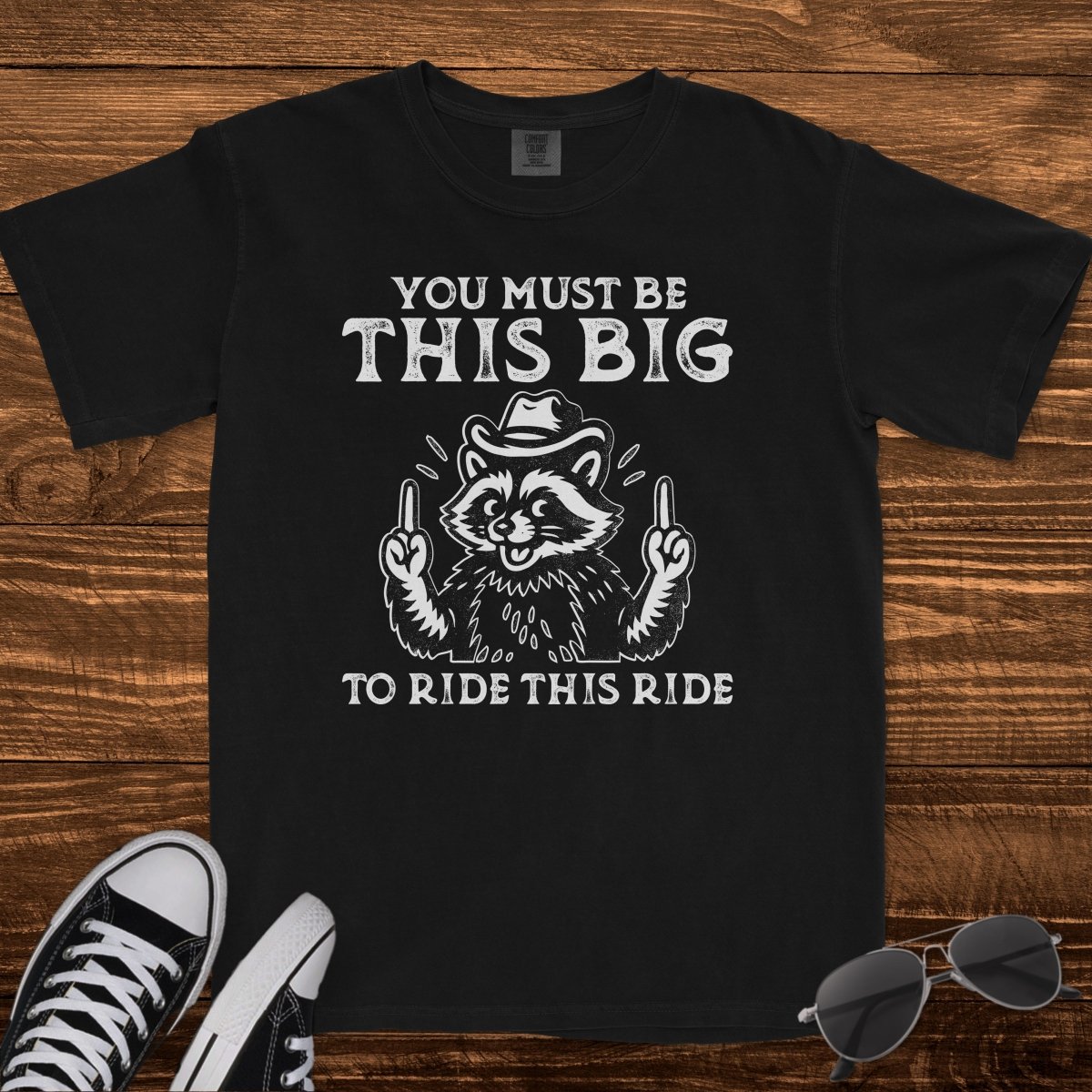 YOU MUST BE THIS BIG - TeeHeeUSCo - T-Shirt