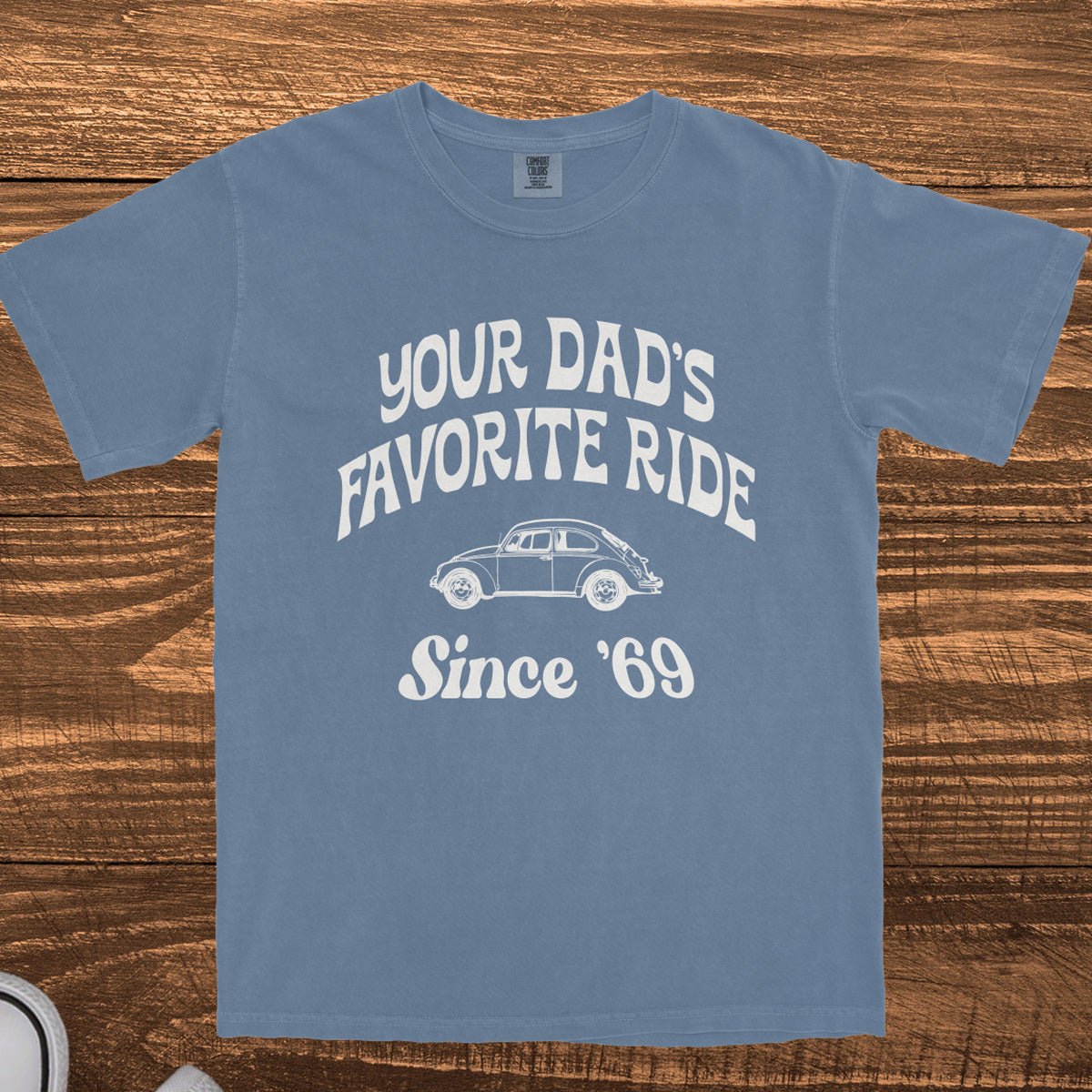 YOUR DAD'S FAVORITE RIDE SINCE '69 - TeeHeeUSCo - T-Shirt