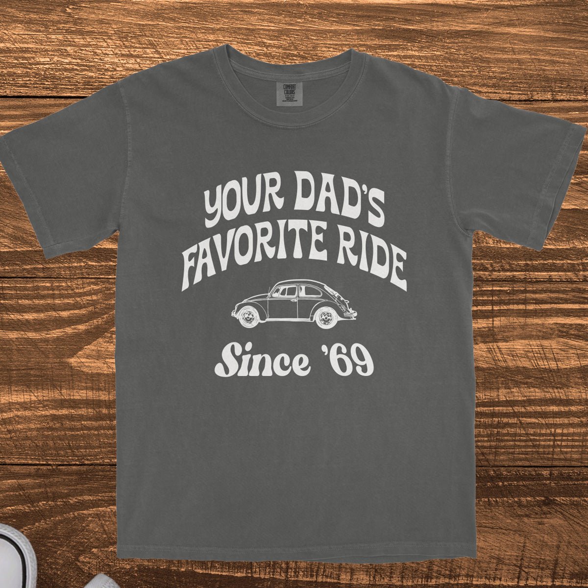 YOUR DAD'S FAVORITE RIDE SINCE '69 - TeeHeeUSCo - T-Shirt